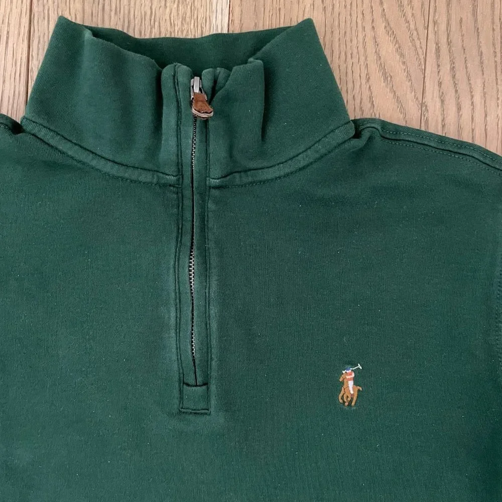 Polo Ralph Lauren Cotton Interlock Quarter-Zip Pullover - Picture 4 of 4
